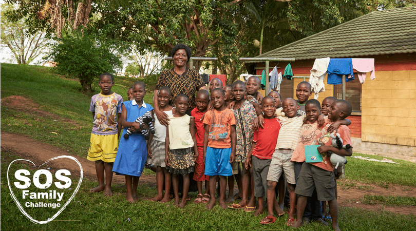 Doe mee met de SOS Family Challenge in Oeganda