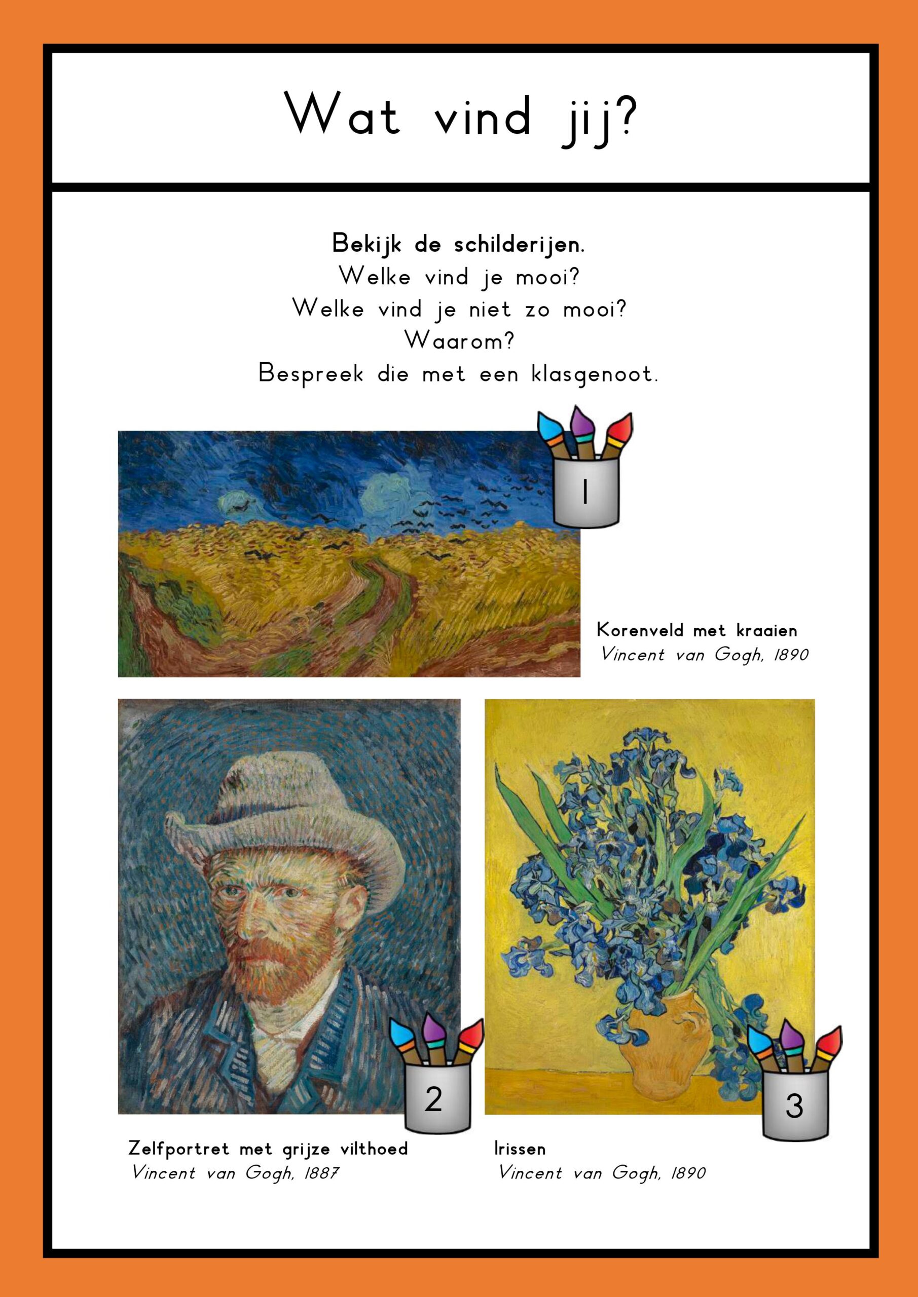 Thema kunst Vincent van Gogh