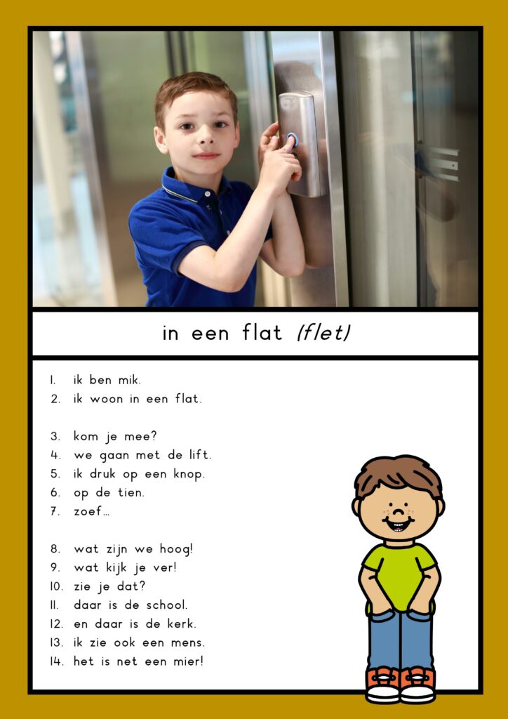 Leesteksten bij mij thuis