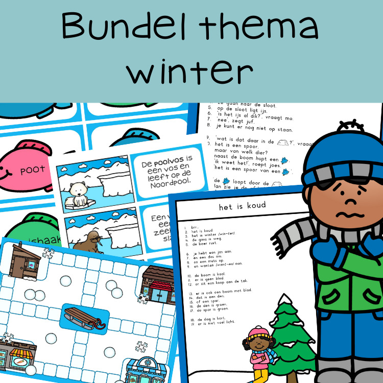 Bundel thema winter