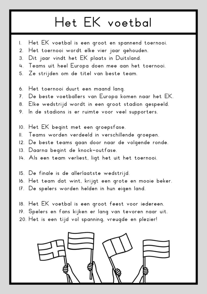 leesteksten ek voetbal groep 4
