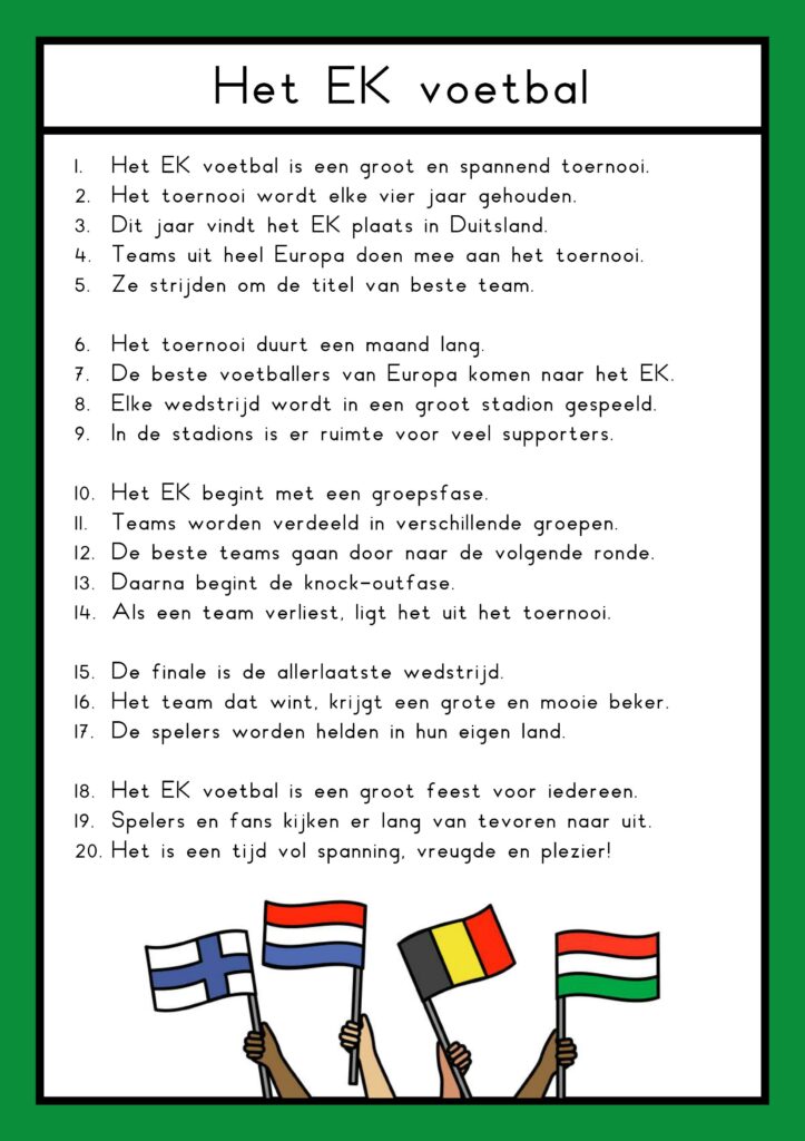 leesteksten ek voetbal groep 4