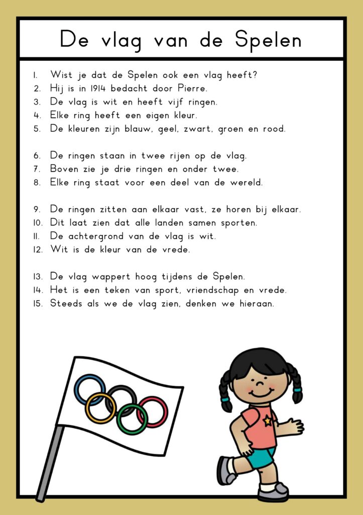 teksten Olympische spelen