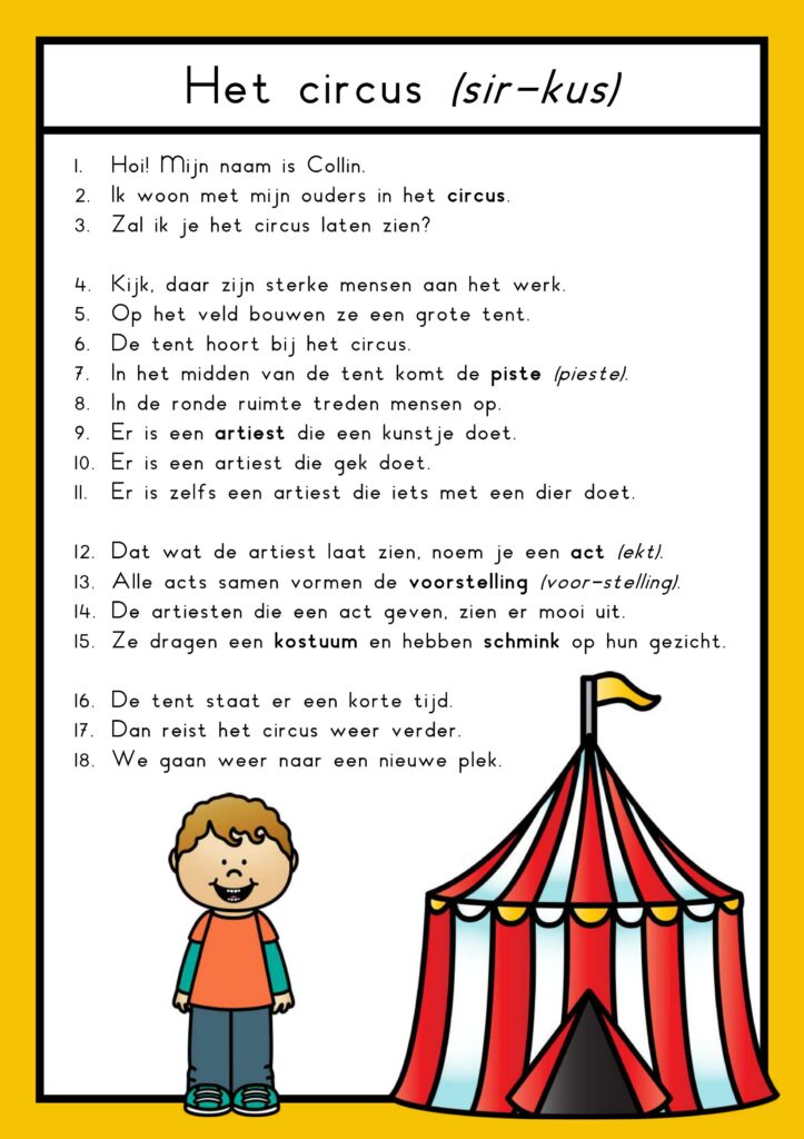 leesteksten het circus