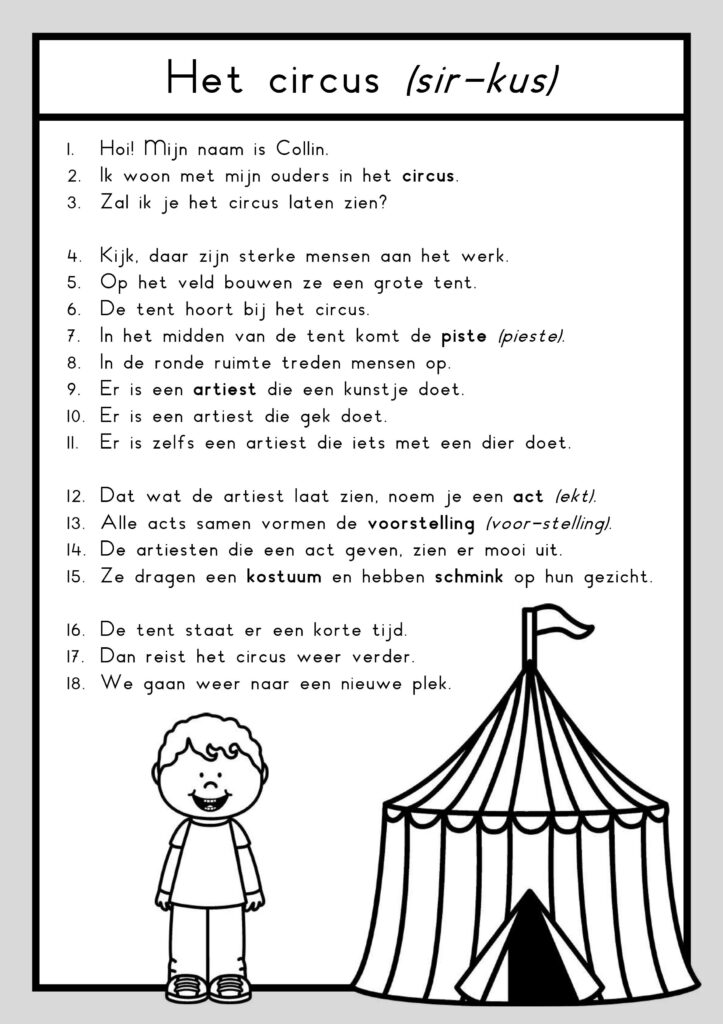 leesteksten het circus