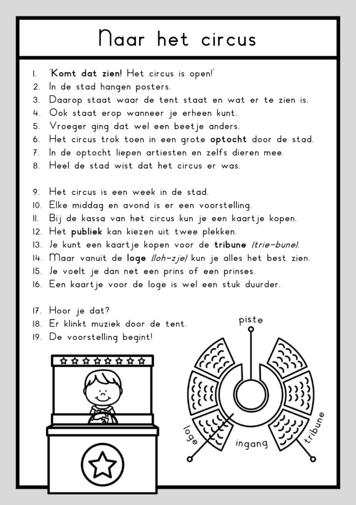 leesteksten het circus