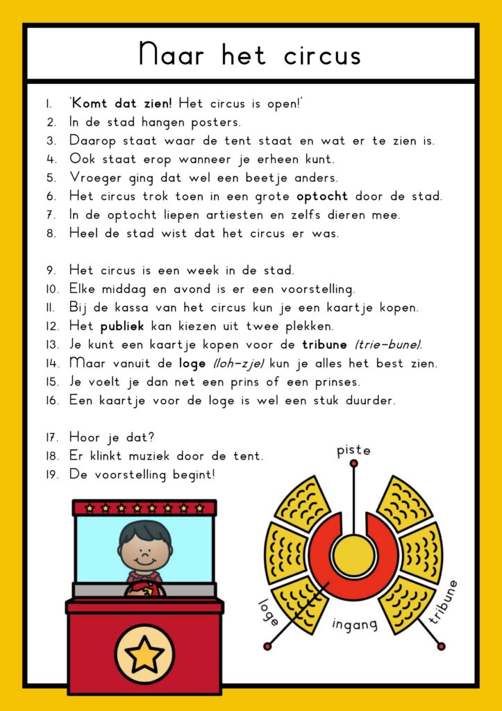 leesteksten het circus