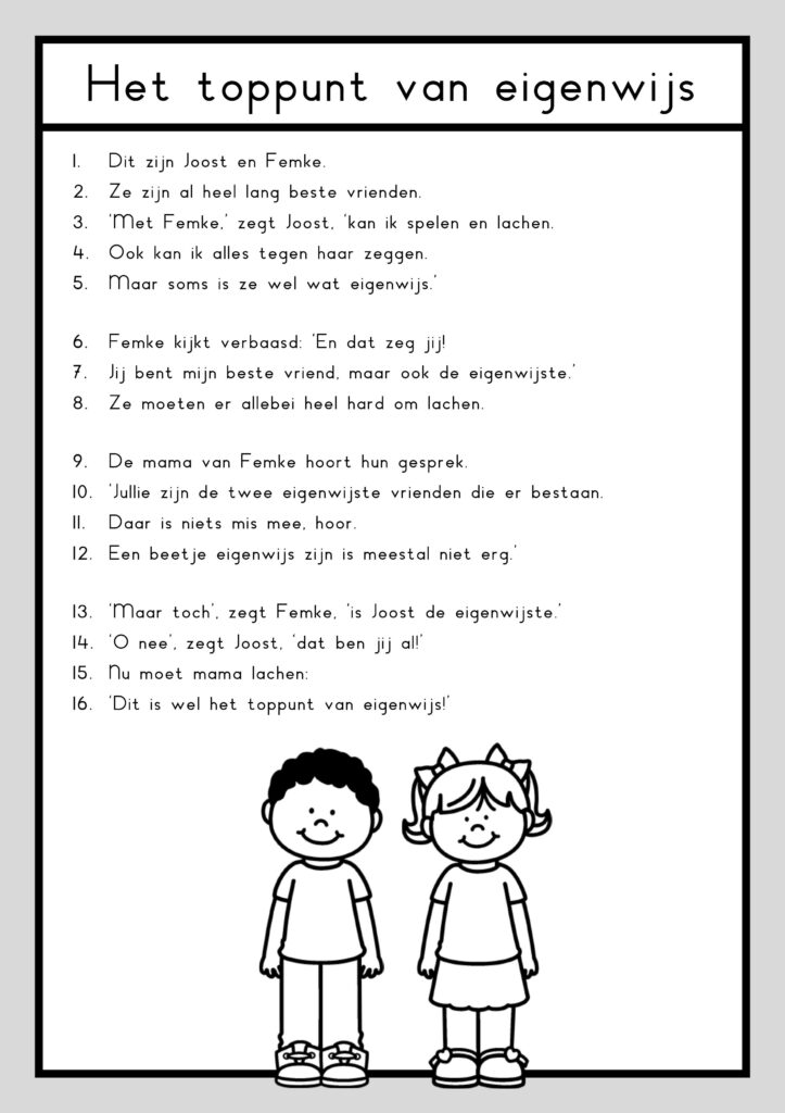 teksten kbw thema eigenwijs groep 4