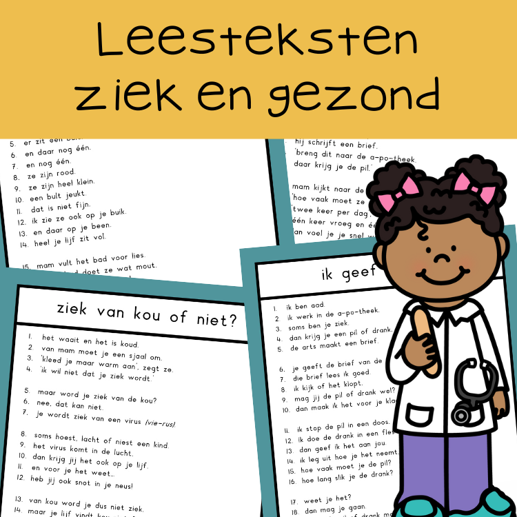 teksten ziek en gezond