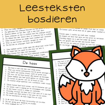 Teksten bosdieren (groep 4)