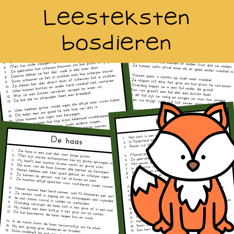 teksten bosdieren