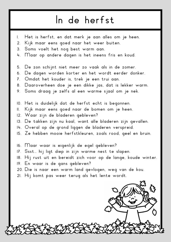 Teksten herfst deel 2 (groep 4)