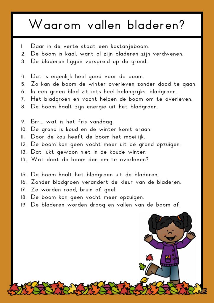 Teksten herfst deel 2 (groep 4)