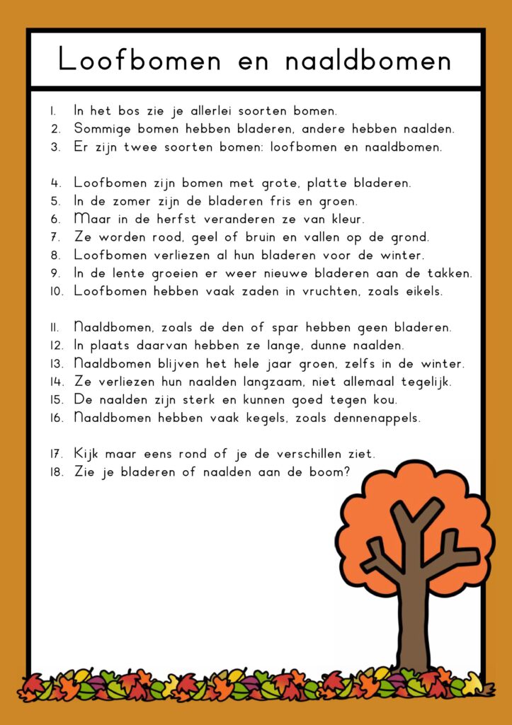 Teksten herfst deel 2 (groep 4)
