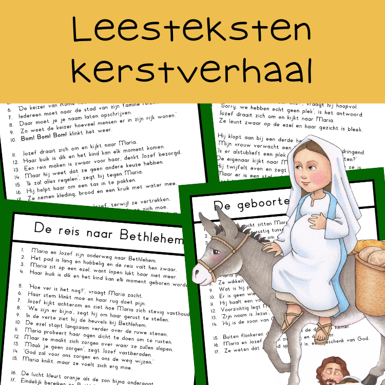 teksten kerstverhaal groep 4