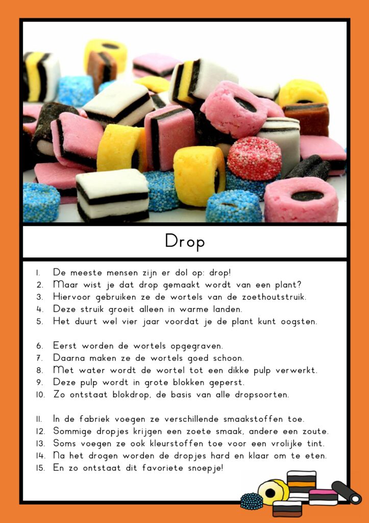 Hollandse lekkernijen teksten groep 4