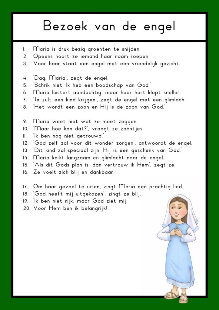 teksten kerstverhaal groep 4