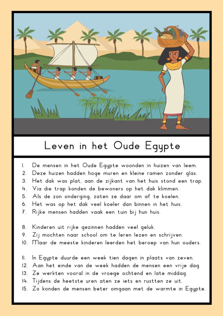 teksten het oude egypte