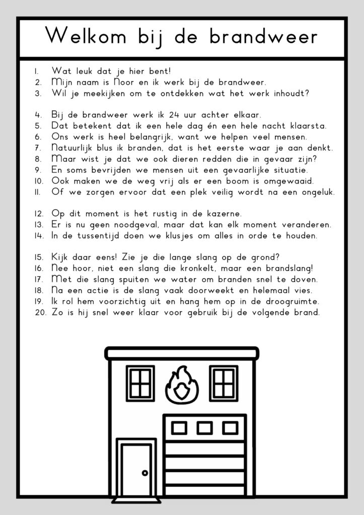 teksten brandweer groep 4
