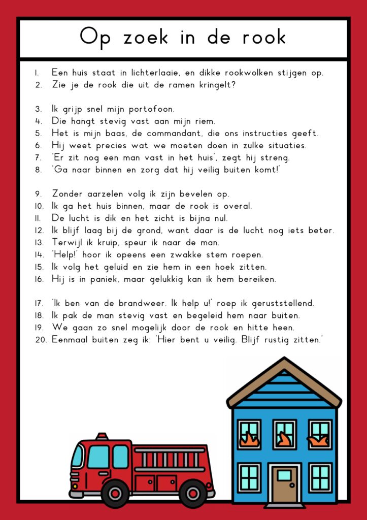 teksten brandweer groep 4