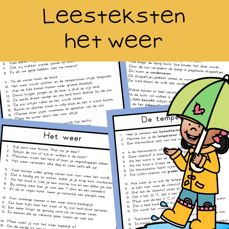 Teksten het weer (groep 4)