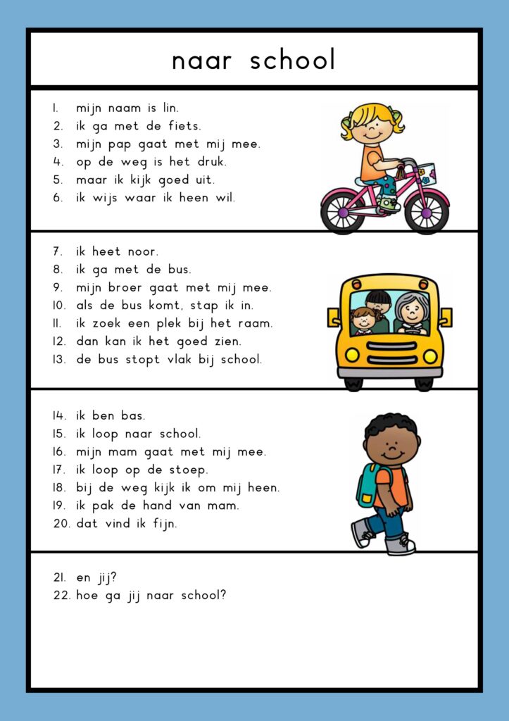 teksten in het verkeer