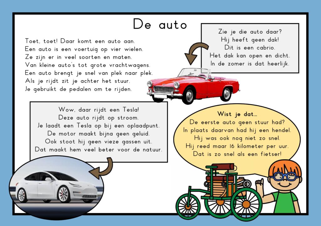 leesteksten voertuigen