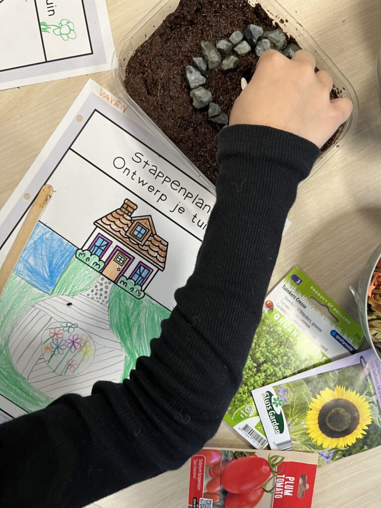 tuin ontwerpen in de klas