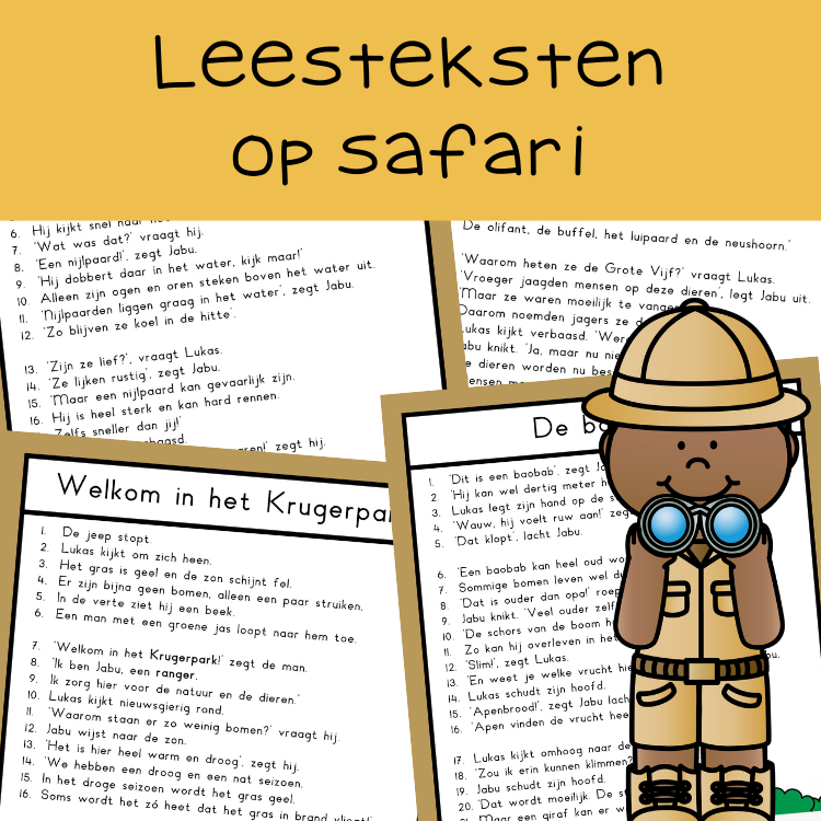 teksten safari