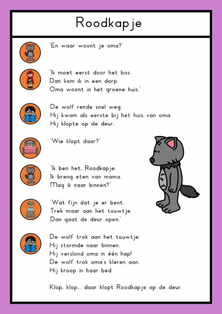 toneelteksten sprookjes