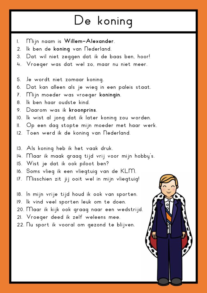 Koningshuis teksten groep 3