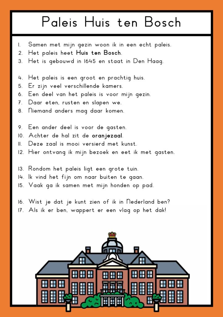 Koningshuis teksten groep 3