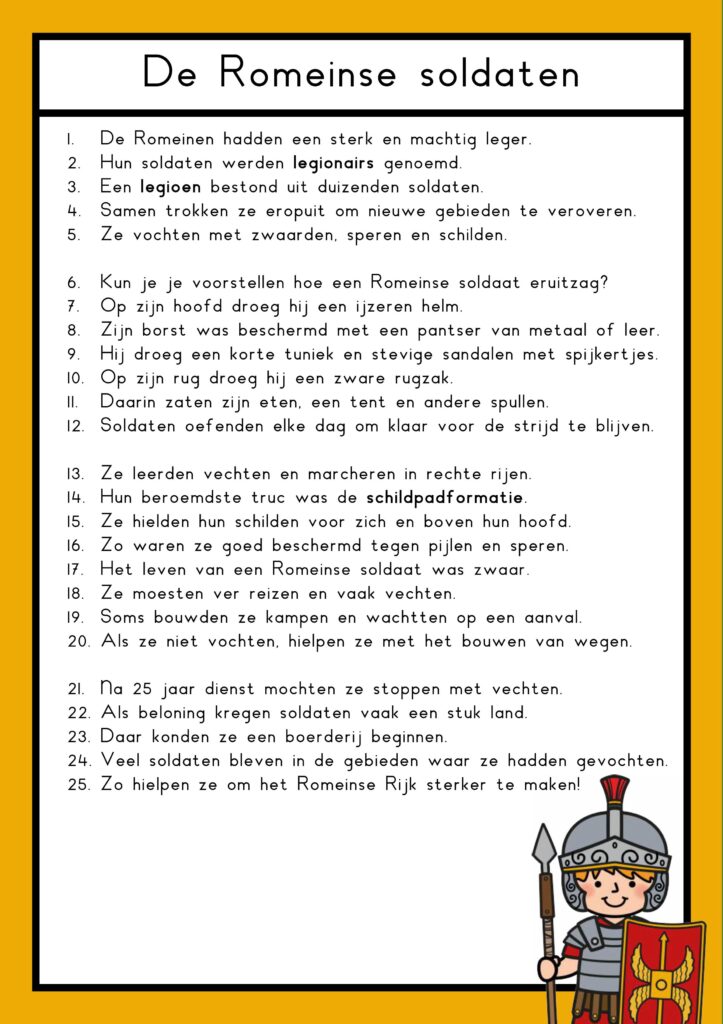 teksten Romeinen groep 4