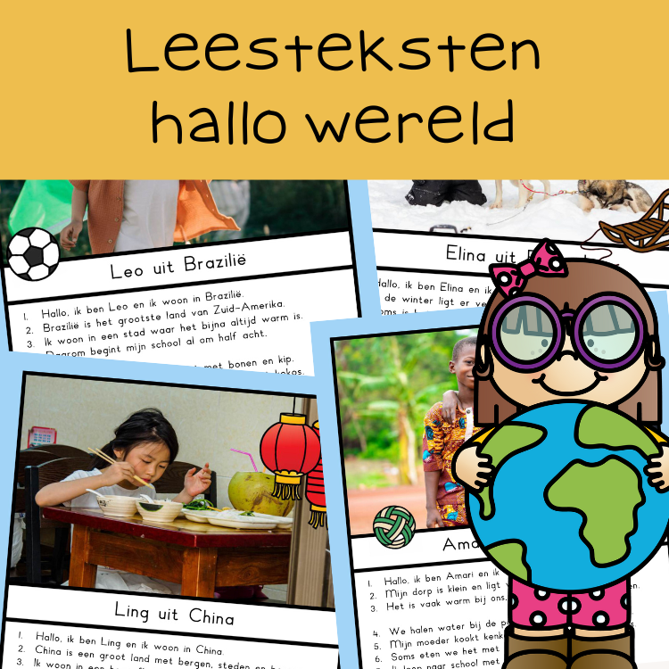 Teksten hallo wereld