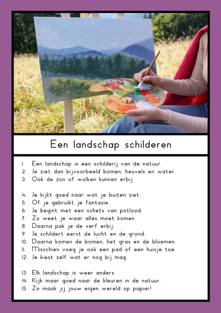 Teksten schilderkunst