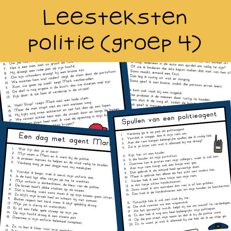 Teksten politie (groep 4)