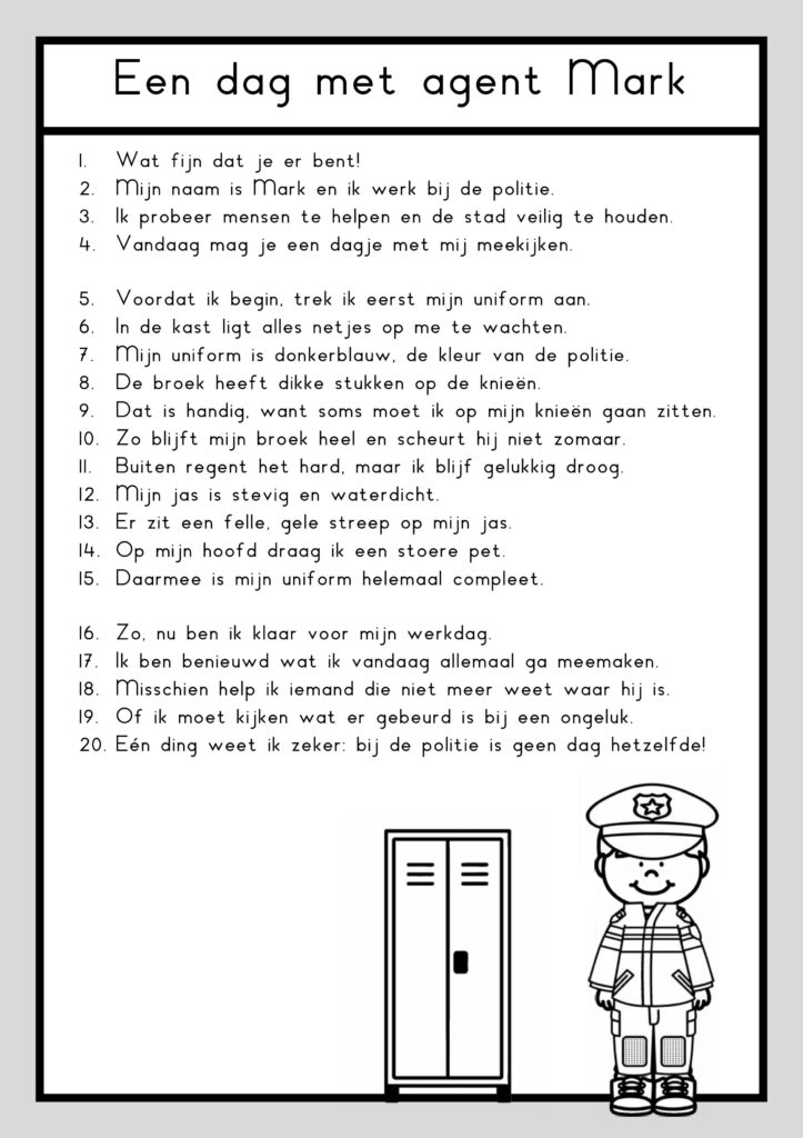 teksten politie groep 4