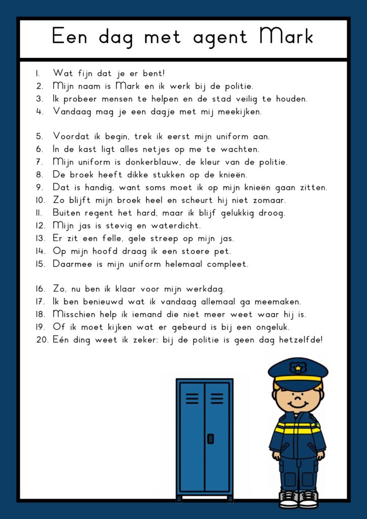 teksten politie groep 4