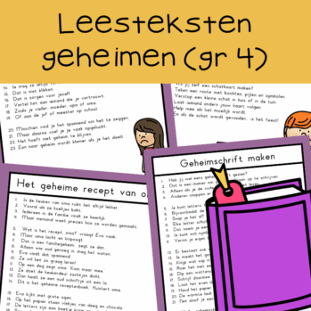 Teksten geheimen (groep 4)