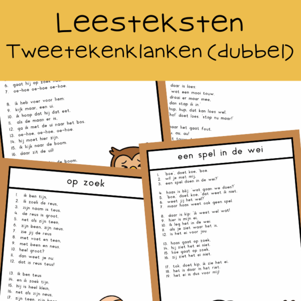 teksten meertekenklanken