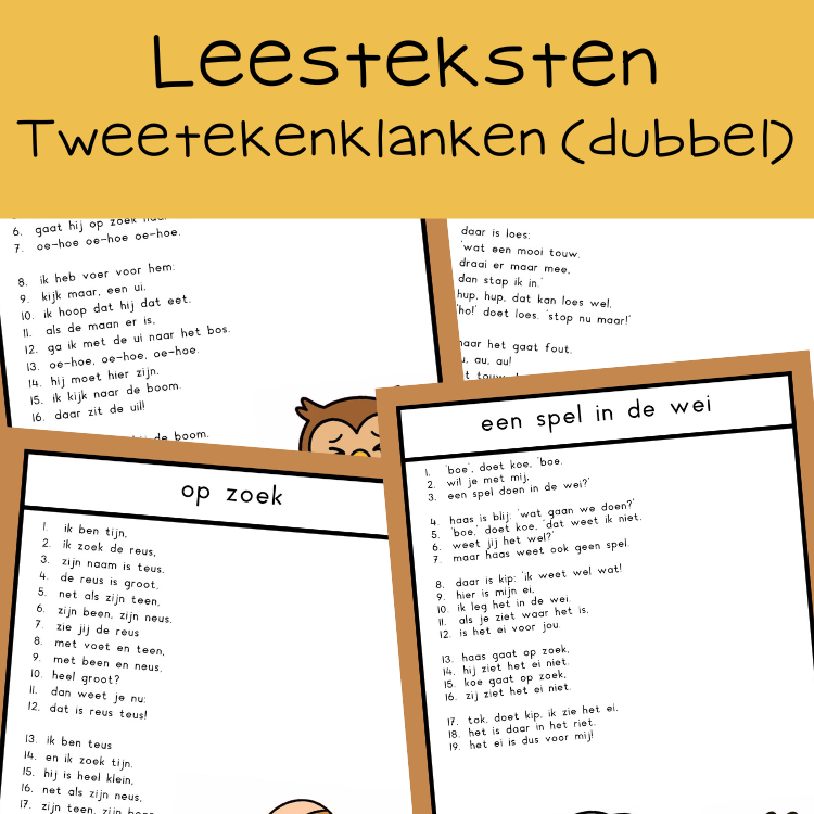 teksten meertekenklanken