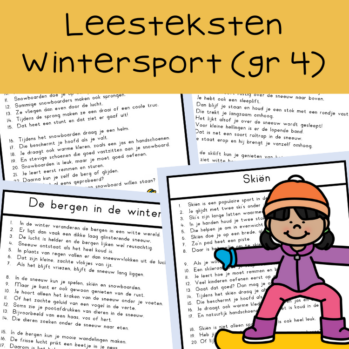 Teksten wintersport (groep 4)